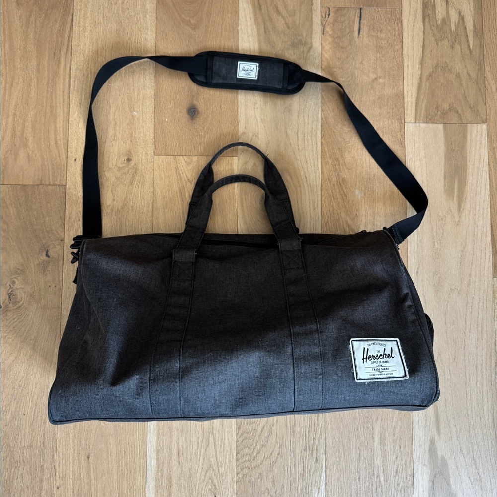Herschel Supply Company Grey Duffel Bag Minimalist Design Travel Essential